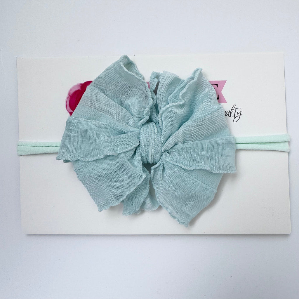 Skinny Mini Ruffled Headbands