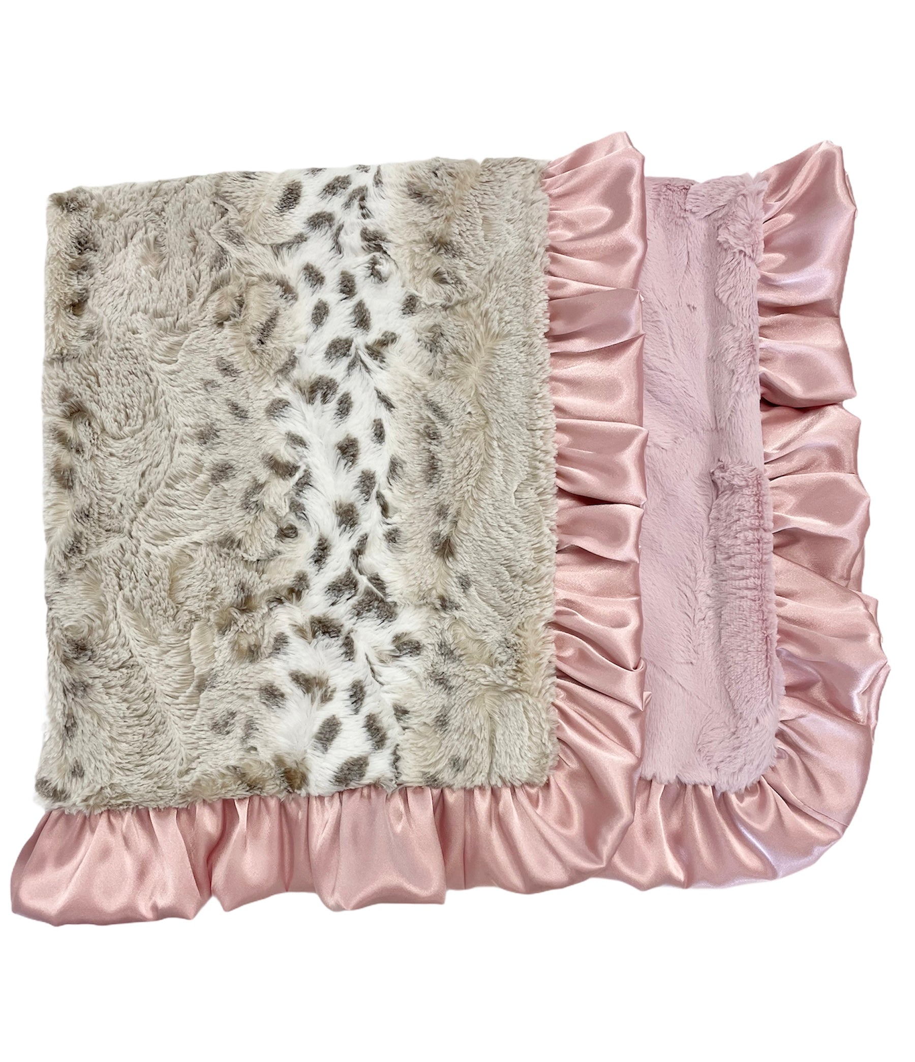 Dusty pink baby cheap blanket